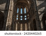 Interior view of the Villers-la-Ville Abbey (Ruin), in Belgium