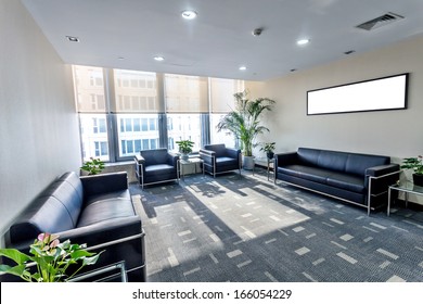 Interior Of A Waiting Room 