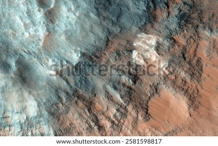 Interior wall and floor tile surface. Superlative new texture for your personal project. Artificial wall is like a stone cave. Top view. Full screen. Elements of this image furnished by NASA
