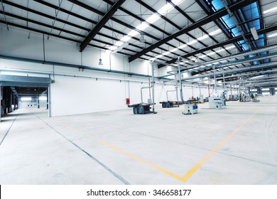 interior of a warehouse