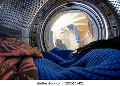 interior of a washing machine