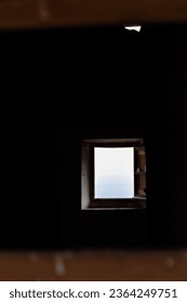 Interior window with nature views
