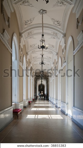 Interior Winter Palace St Petersburg Russia Stock Photo