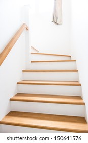 Interior - Wood Stairs And Handrail