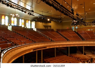 Interior Of The World Famous Ryman Auditorium