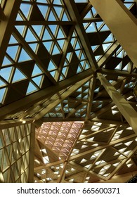 Interiors Of A Building At The King Abdullah Financial District, Saudi Arabia