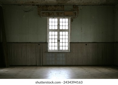 Interiour of old decayed building