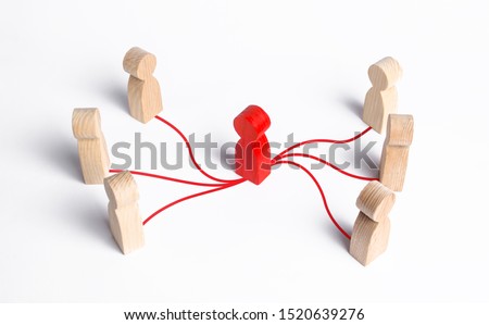 Intermediary between two people groups. Business deal. Political negotiations and diplomacy. Come to compromise. Resolution conflict, dispute. Mediation, corruption schemes and company intermediaries