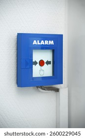 Internal alarm or panic button system in an office building