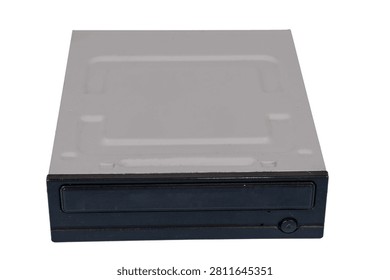 Internal CD and DVD Optical Drive Device Isolated on Transparent Background