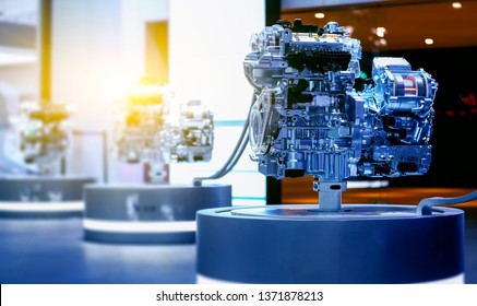 Internal structure display of automobile environmental protection engine in R&D and construction