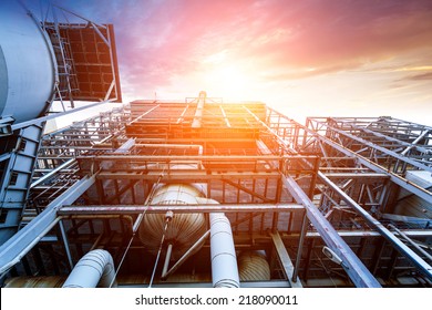 Internal structure of large thermal power plant