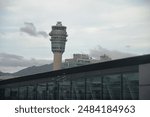 International airport located on the island of Chek Lap Kok in western Hong Kong, China, Asia