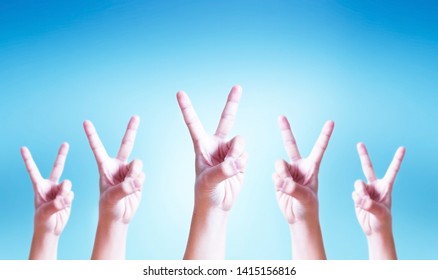 International Day Cooperatives Concept Human Hands Stock Photo