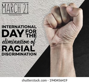 International Day For The Elimination Of Racial Discrimination Is Observed Annually On 21st March.