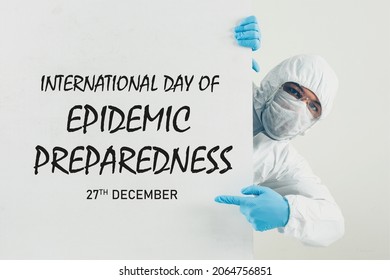 International Day of Epidemic Preparedness banner design.