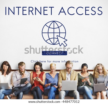 Internet Access URL Browsing Connection Concept