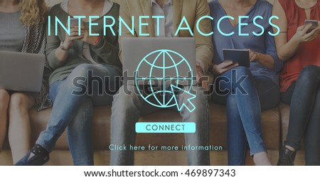 Internet Access URL Browsing Connection Concept
