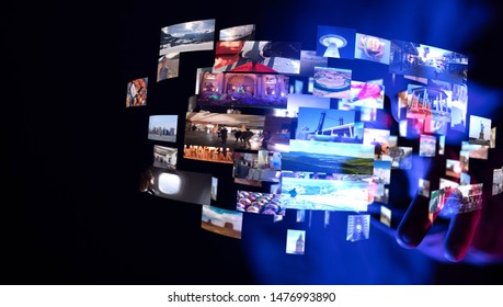 Internet broadband and multimedia streaming entertainment 