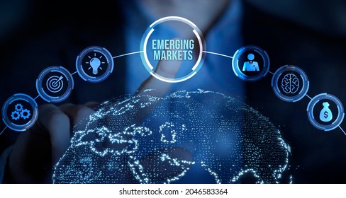 Internet, Business, Technology And Network Concept. Emerging Markets