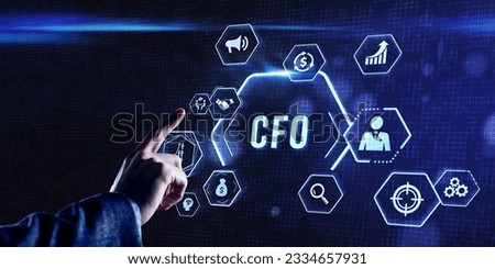 Internet, business, Technology and network concept. CFO - digital technology concept.