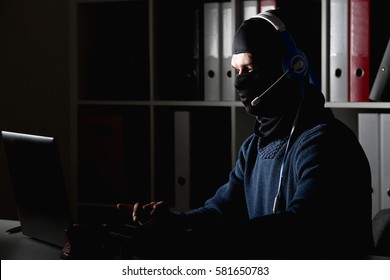 550 Hacker talking on phone Images, Stock Photos & Vectors | Shutterstock