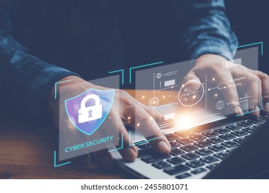 internet, Cyber, firewall security, Data protection, information safety and encryption, secured access to user personal data.
