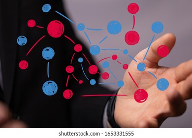 internet net and data digital concept