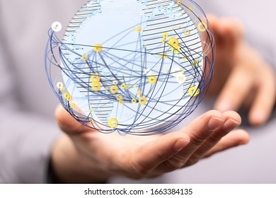 internet net and data digital concept