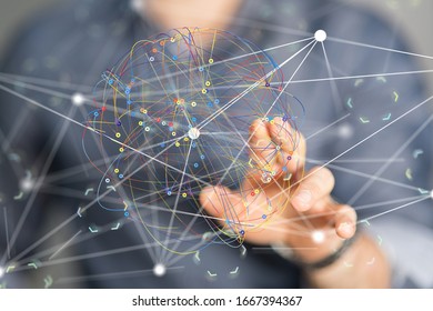 internet net and data digital concept