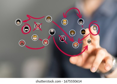internet net and data digital concept