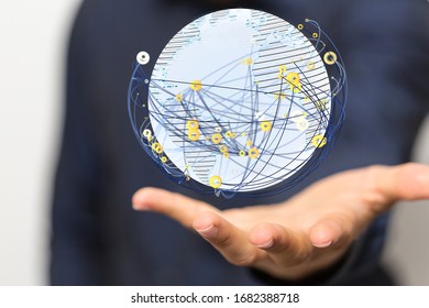 internet net and data digital concept
