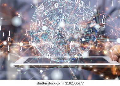internet net and data digital concept
