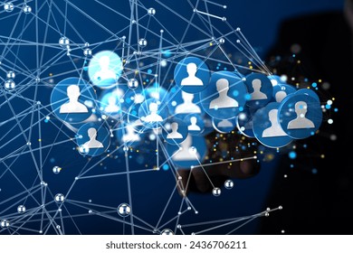 internet net and data digital concept