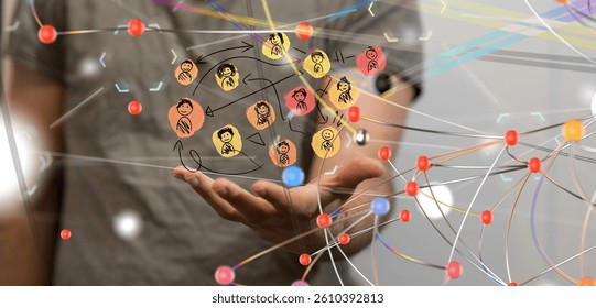 internet net and data digital concept