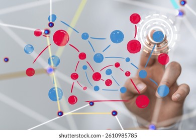 internet net and data digital concept
