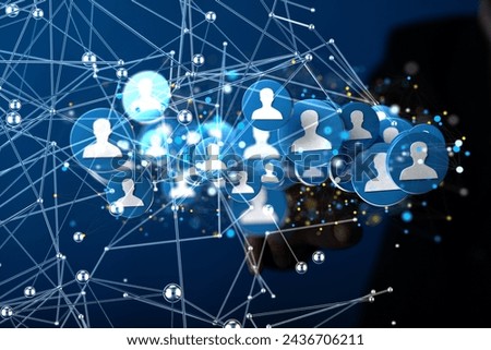 internet net and data digital concept