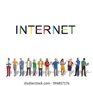 Internet Network Computer Connection Website Concept