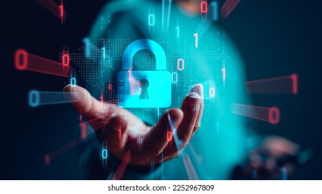 Internet network security, user privacy security and encryption, secure internet access Future technology and cybernetics, Cyber Security Data Protection, Business Technology Privacy concept.