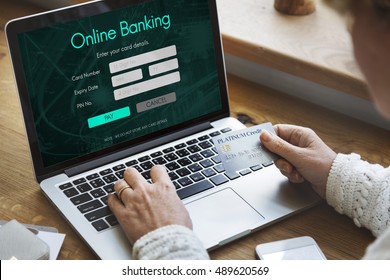 Internet Online Banking Pay Concept
