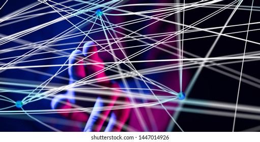 internet security and data protection concept