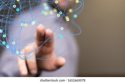 internet security and data protection concept