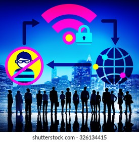 Internet Security Data Protection Networking Firewall Concept - Powered by Shutterstock - Get 15% off with code: PIKWIZARD15