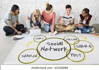 Internet Social Platform Media Network Digital