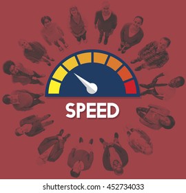 Internet Speed Test Software Concept