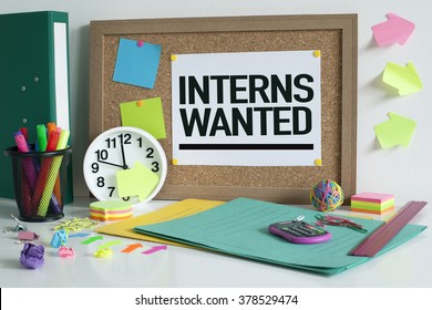 Interns Wanted / Internship Concept