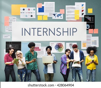 Internship Management Temporary Position Concept