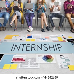 Internship Management Temporary Position Concept