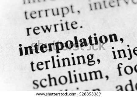 Interpolation