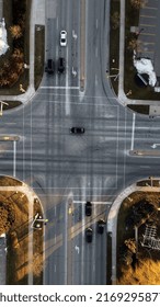 intersection car traffic light drone green 